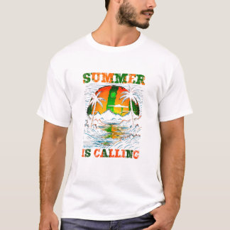 Camiseta Summer Está Chamando Sunset Island