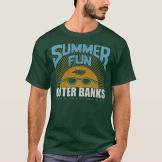 Camiseta Summer Fun OBX Outer Banks North Carolina Vintage