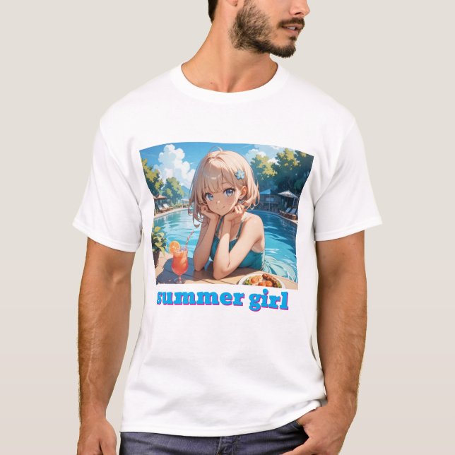 Camiseta summer girl (Frente)