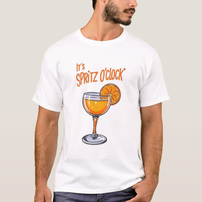 Camiseta Summer Italiana Vibe: É Spritz O’Clock (Frente)
