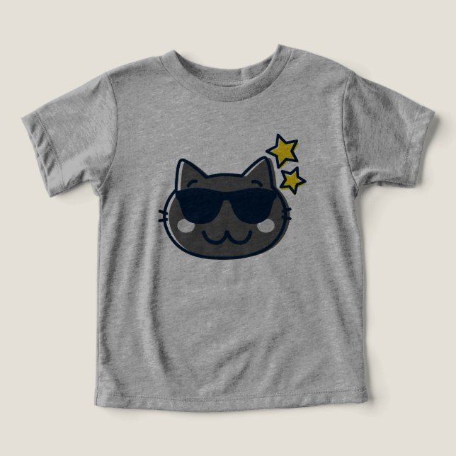 Camiseta Summer Kawaii — Gato Gasto (Design frontal)