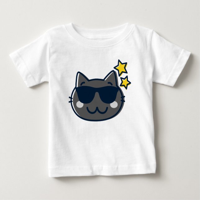 Camiseta Summer Kawaii — Gato Gasto (Frente)