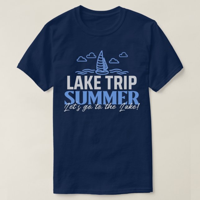 Camiseta Summer Lake Trip (Frente do Design)
