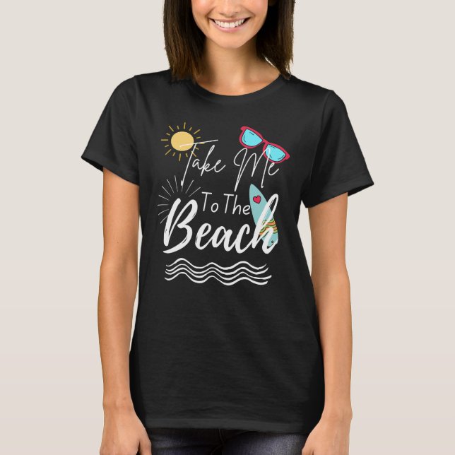 Camiseta Summer Me Leva À Praia (Frente)