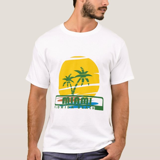Camiseta Summer Miami Beach - Flórida (Frente)