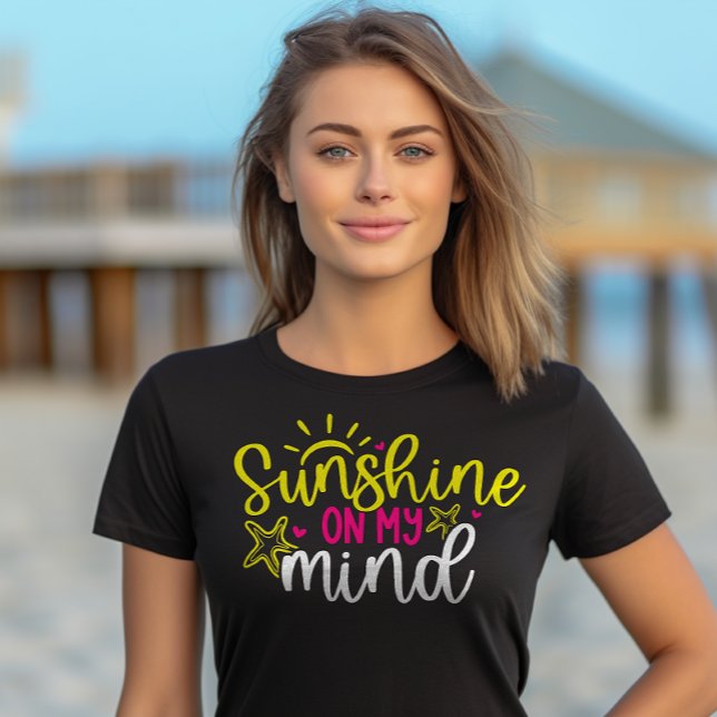 Camiseta Summer Mindset "Sunshine On My Mind" (Criador carregado)