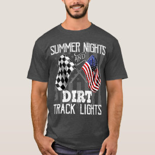 Camiseta Summer Nights Dirt Track Lights Racing Motocross