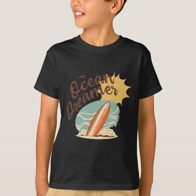 Camiseta Summer - Ocean Dreamer Surfing  (Frente)