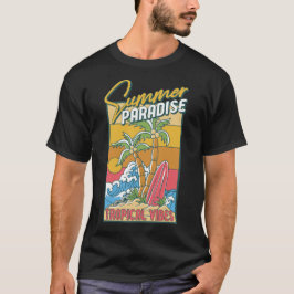 Camiseta Summer Paradise Tropical Vibes