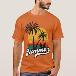 Camiseta Summer Retro Vintgae Art
