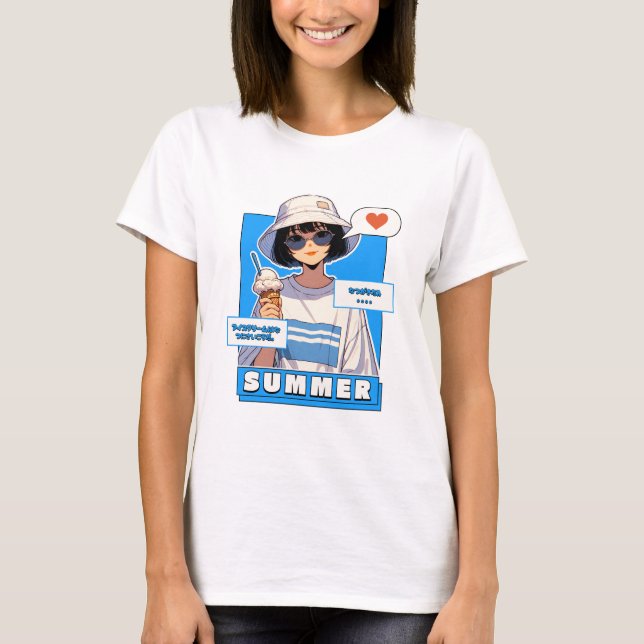 Camiseta Summer Scoop Bliss (Frente)