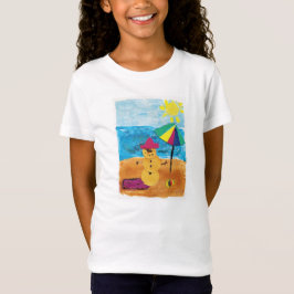 Camiseta Summer Snowman - Arte infantil para COC