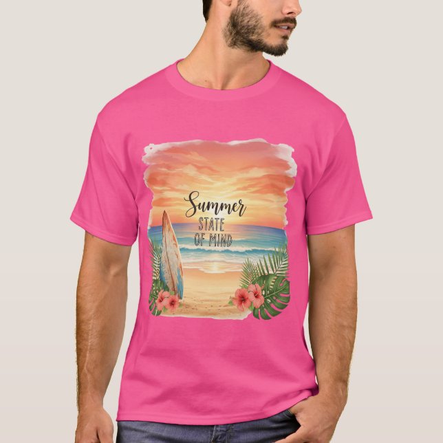 Camiseta Summer State of Mind Sunset (Frente)