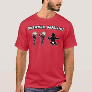Camiseta Summer Sun Music Ice Ear Worm Engraçado Dito Bom M