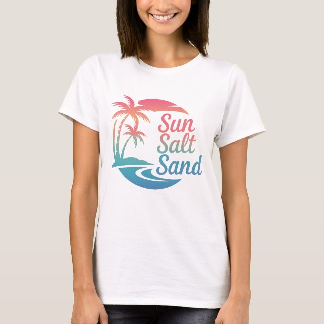 Camiseta Summer Sun Salt Sand (Frente)