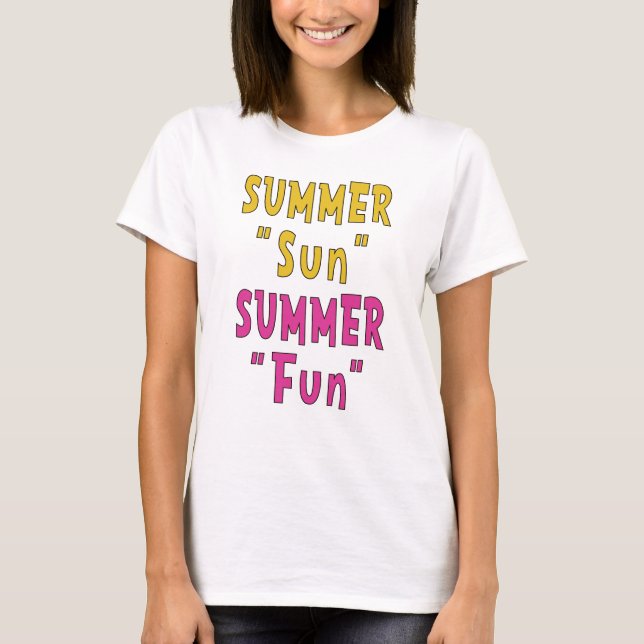 Camiseta Summer Sun Summer (Frente)