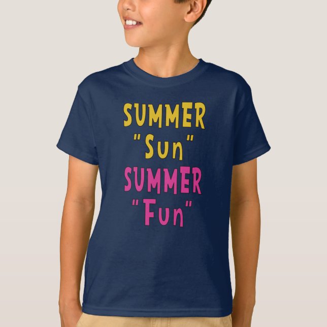 Camiseta Summer Sun Summer (Frente)