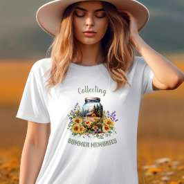 Camiseta Summer Sunflower Lavanda Forest Nome