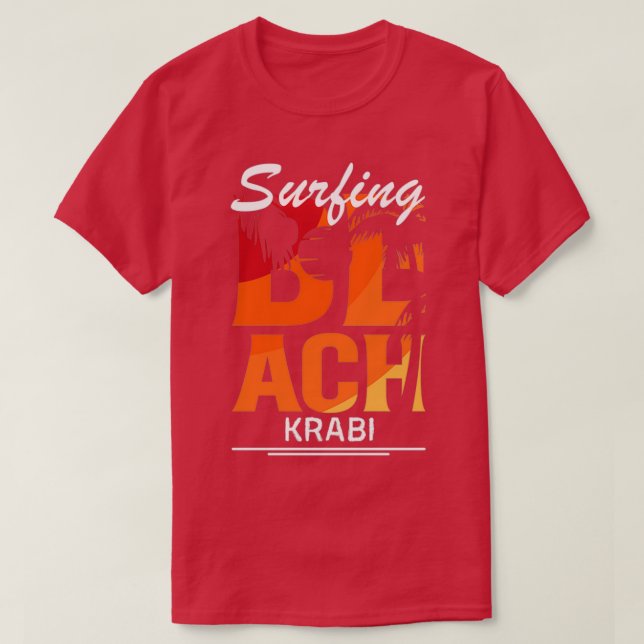 Camiseta Summer surf dream in Krabi (Frente do Design)