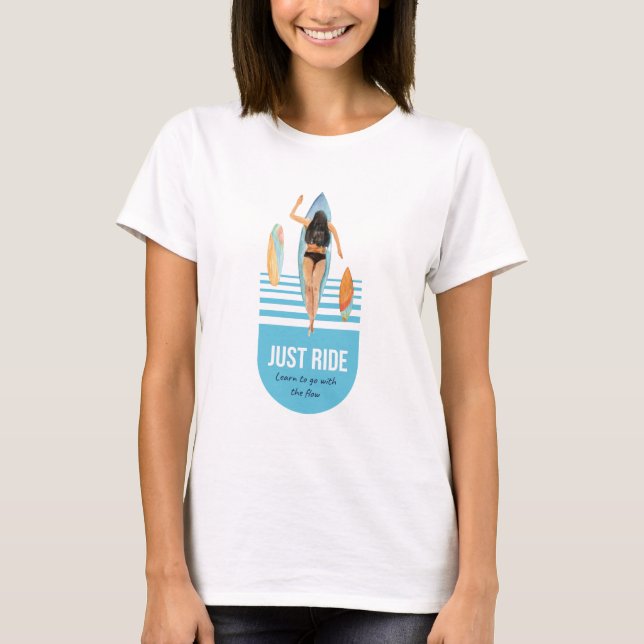 Camiseta Summer Surfer Beach Girl (Frente)