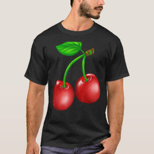 Camiseta Summer Sweet Cherry Red Cherries Fruta Vibes