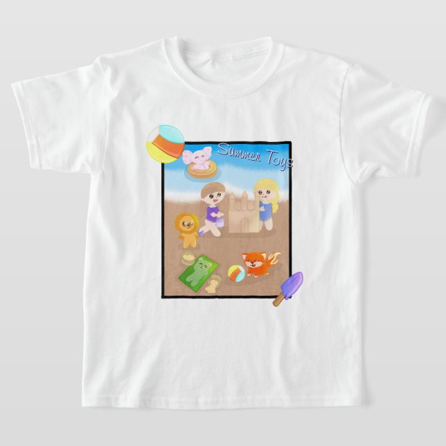 Camiseta Summer Time Toys (Tema Praia) (Postura )