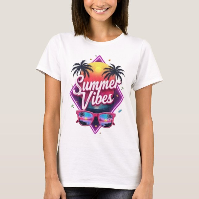 Camiseta Summer Vibes  (Frente)
