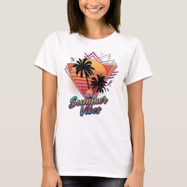 Camiseta Summer Vibes  (Frente)