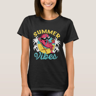 Camiseta Summer Vibes Beach Vacing Sacudir Flop