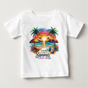 Camiseta Summer Vibes Brushsalvaguardar Beach Sunset-34626