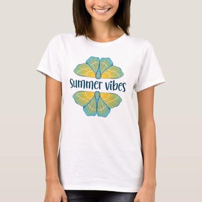 Camiseta Summer Vibes Butterfly (Frente)