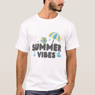 Camiseta Summer Vibes Camiseta Gráfica de Guarda
