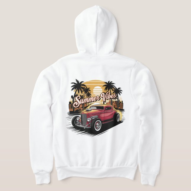 Camiseta Summer Vibes Classic Car (Postura das costas)