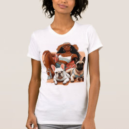 Camiseta Summer Vibes com mamãe e franceses