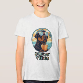 Camiseta Summer Vibes Dog – Cool Beach Mood Tee (Edit)