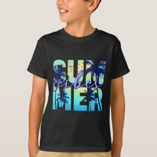 Camiseta Summer Vibes Familiares Férias RaparigasTrip Corre