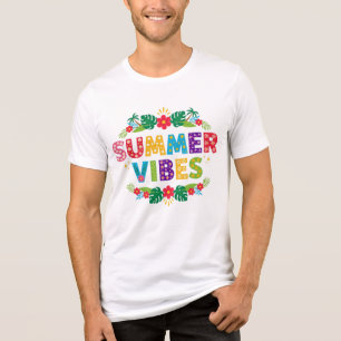 Camiseta Summer Vibes Floral Design- 54504