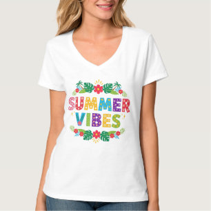 Camiseta Summer Vibes Floral Design- 54504 Hoodie