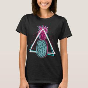 Camiseta Summer Vibes Fruta Exótica Abacaxi Vaporwave Sumo