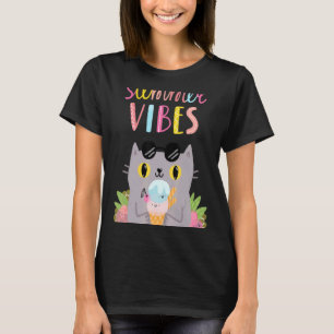 Camiseta Summer Vibes Hello Summer Vibes Beach Time