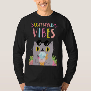 Camiseta Summer Vibes Hello Summer Vibes Beach Time
