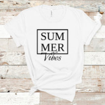 Summer Vibes Legal dizendo com texto preto branco