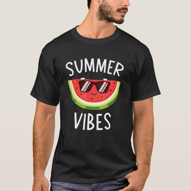 Camiseta Summer Vibes Melancia Coca-Cola E Verão (Frente)