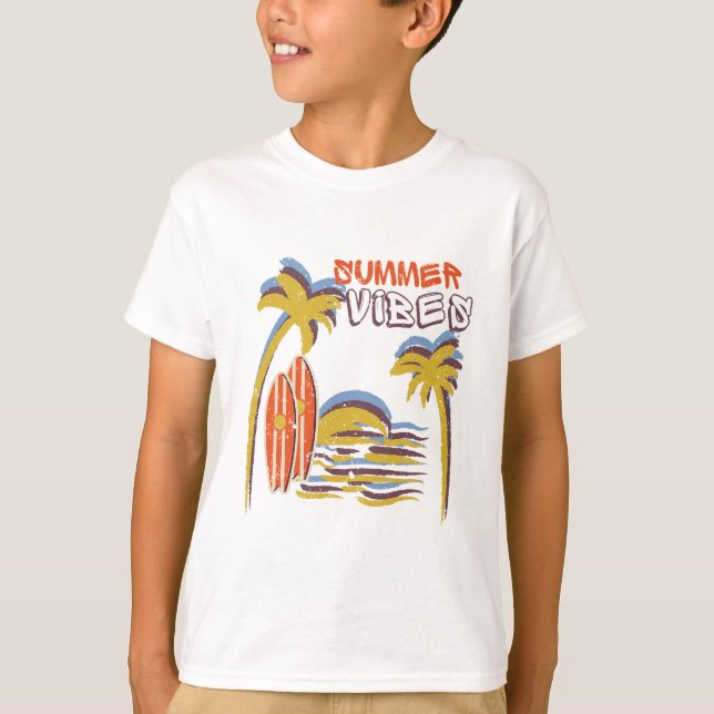 Camiseta Summer Vibes Vacage (Frente)