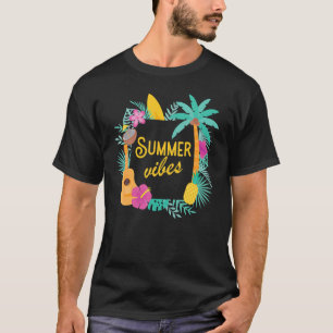 Camiseta Summer Vibes Vacinação Coconutos Cólitos Cólitos P