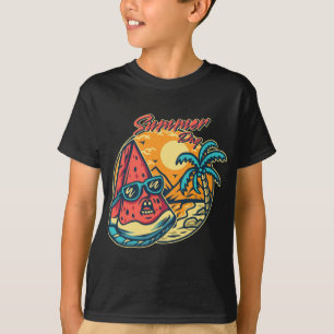 Camiseta Summer Watermelon Fruta de Verão Férias de Verão