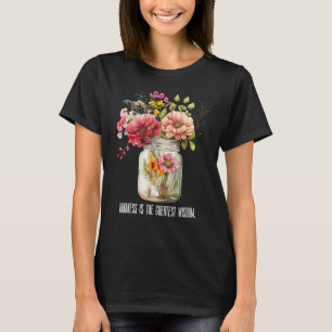 Camiseta Summer Wildflower Jar Kindness é o maior sábio