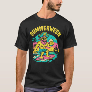 Camiseta Summerentre, Pirata de Halloween de Verão