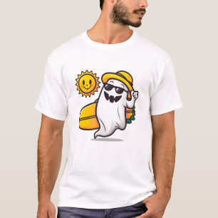 Camiseta Summerentre Vibes: Fantasma de Verão Bonito e Estr