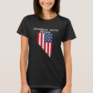 Camiseta Summerlin South Nevada EUA State America Viagem Ne